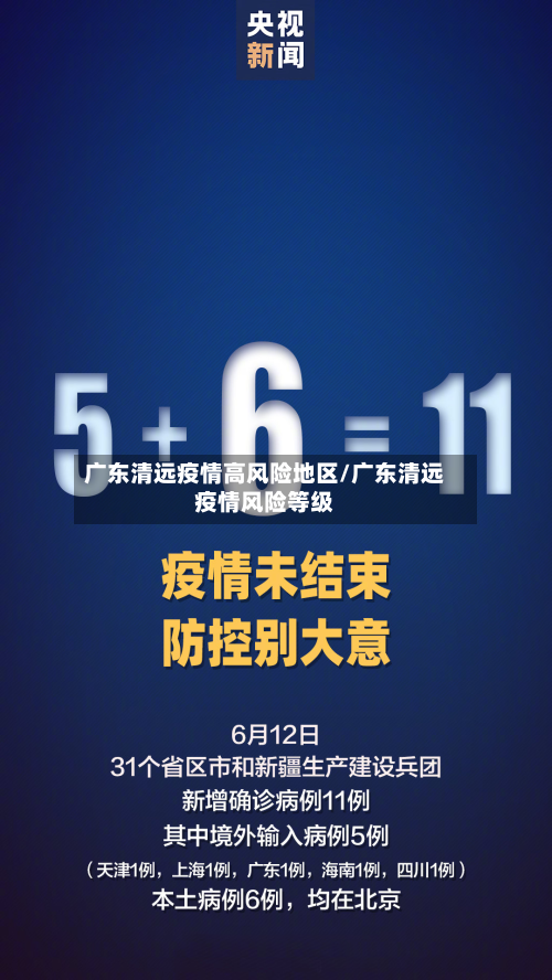 广东清远疫情高风险地区/广东清远疫情风险等级