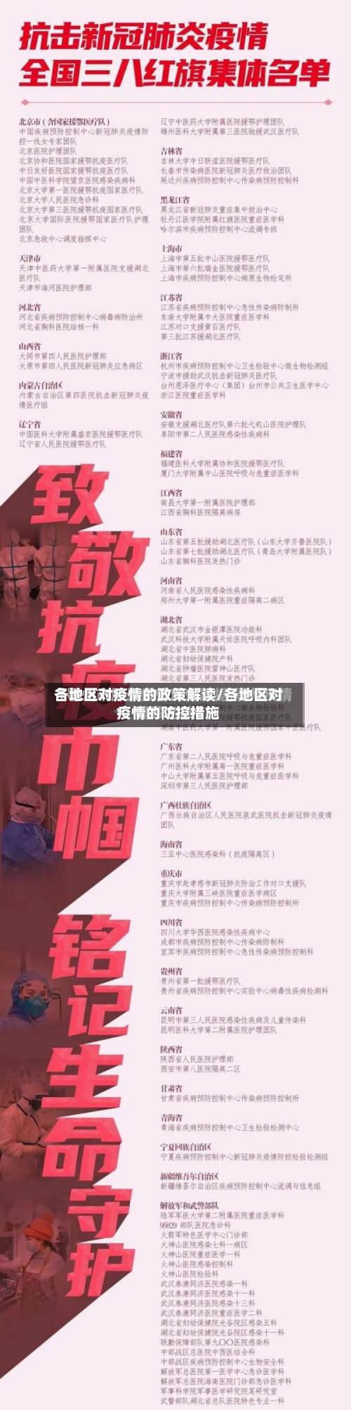 各地区对疫情的政策解读/各地区对疫情的防控措施-第3张图片