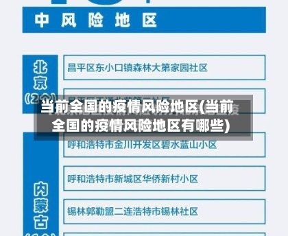 当前全国的疫情风险地区(当前全国的疫情风险地区有哪些)