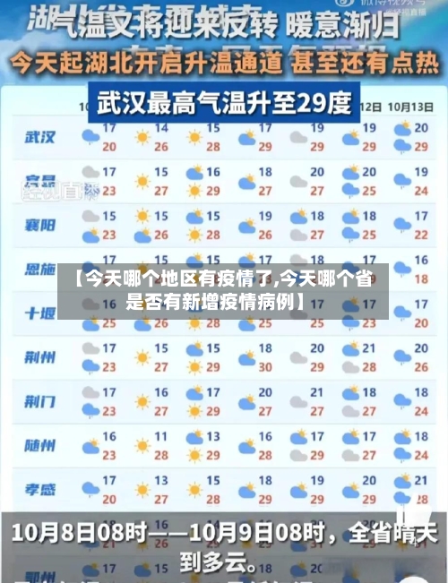 【今天哪个地区有疫情了,今天哪个省是否有新增疫情病例】-第2张图片