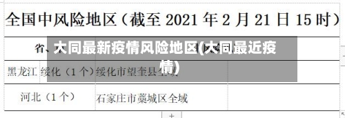 大同最新疫情风险地区(大同最近疫情)-第2张图片