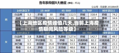 【上海地区疫情峰值几天,当前上海疫情期间风险等级】-第2张图片