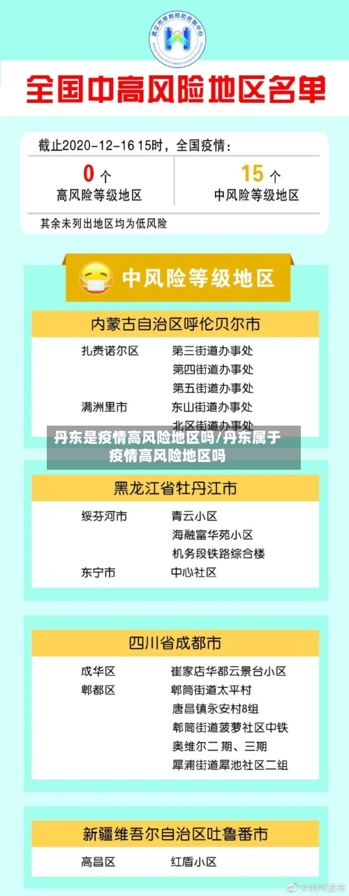 丹东是疫情高风险地区吗/丹东属于疫情高风险地区吗