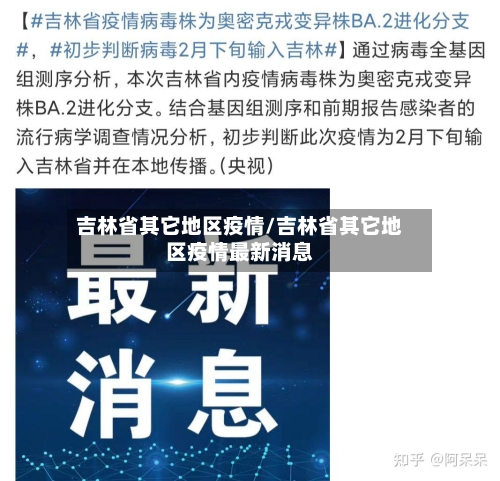 吉林省其它地区疫情/吉林省其它地区疫情最新消息