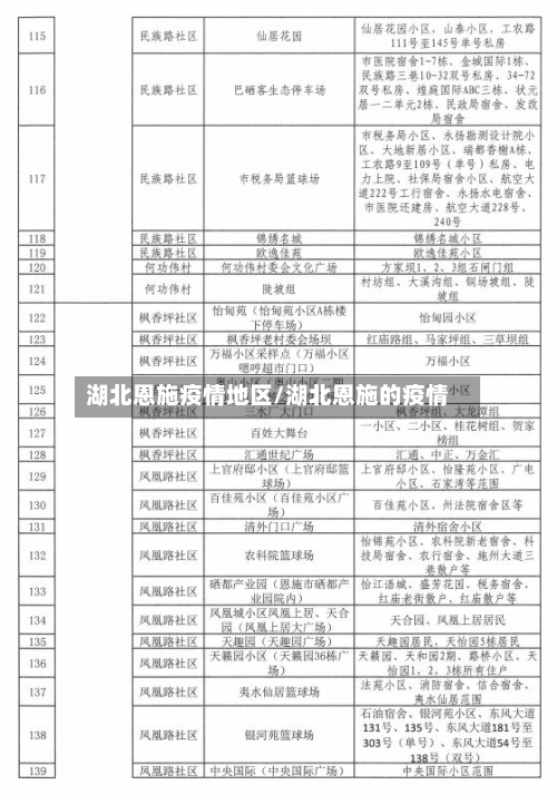 湖北恩施疫情地区/湖北恩施的疫情-第3张图片