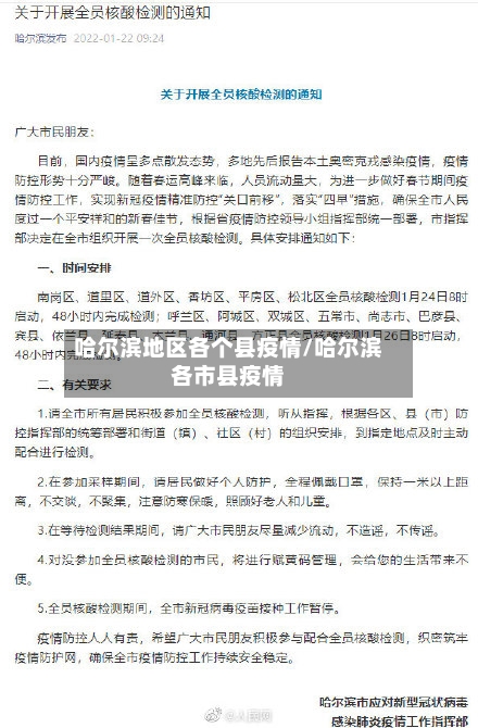 哈尔滨地区各个县疫情/哈尔滨各市县疫情-第2张图片