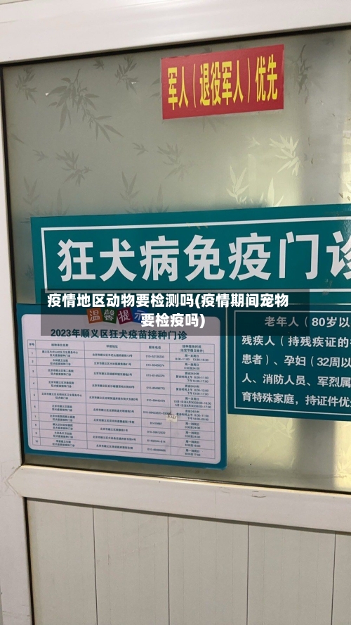 疫情地区动物要检测吗(疫情期间宠物要检疫吗)-第2张图片