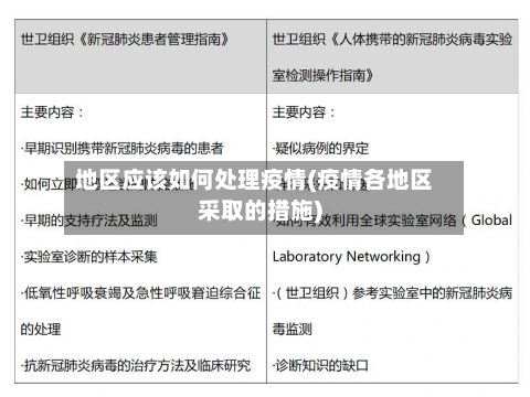地区应该如何处理疫情(疫情各地区采取的措施)