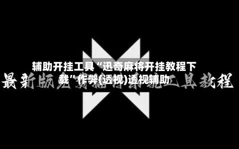 辅助开挂工具“迅奇麻将开挂教程下载”作弊(透视)透视辅助-第3张图片