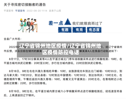 辽宁省锦州地区疫情/辽宁省锦州地区疫情防控电话-第2张图片