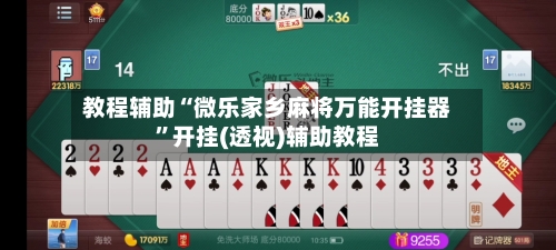 教程辅助“微乐家乡麻将万能开挂器”开挂(透视)辅助教程
