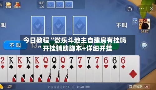 今日教程“微乐斗地主自建房有挂吗”开挂辅助脚本+详细开挂-第2张图片