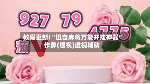 教程更新!“迅奇麻将万能开挂神器	”作弊(透视)透视辅助-第2张图片