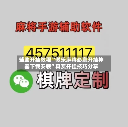 辅助开挂教程“微乐麻将必赢开挂神器下载安装”真实开挂技巧分享-第2张图片