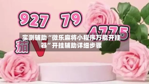 实测辅助“微乐麻将小程序万能开挂器”开挂辅助详细步骤-第3张图片