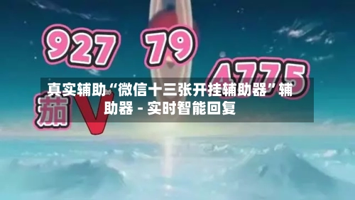 真实辅助“微信十三张开挂辅助器”辅助器 - 实时智能回复