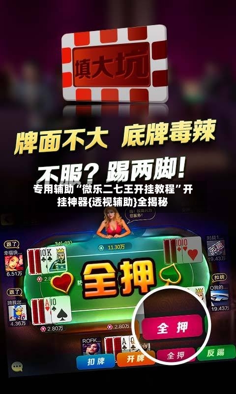 专用辅助“微乐二七王开挂教程”开挂神器{透视辅助}全揭秘