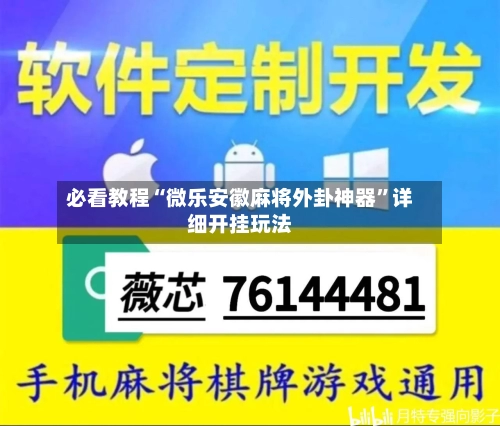 必看教程“微乐安徽麻将外卦神器	”详细开挂玩法-第3张图片