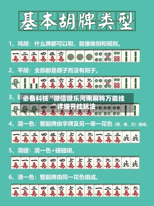 必备科技“微信微乐河南麻将万能挂	”详细开挂玩法-第2张图片