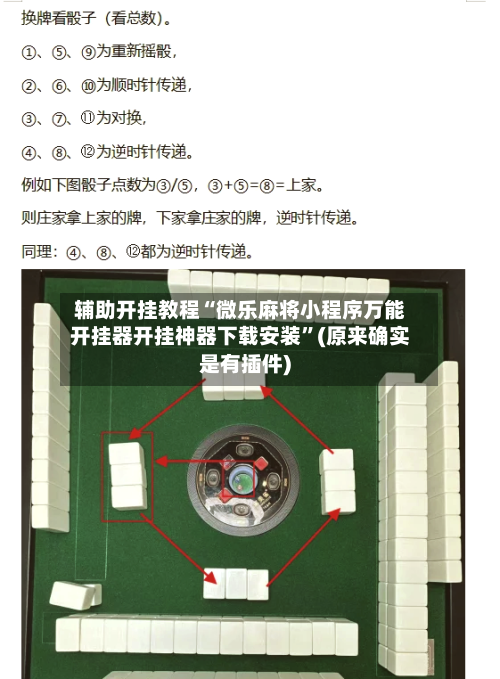 辅助开挂教程“微乐麻将小程序万能开挂器开挂神器下载安装”(原来确实是有插件)-第2张图片