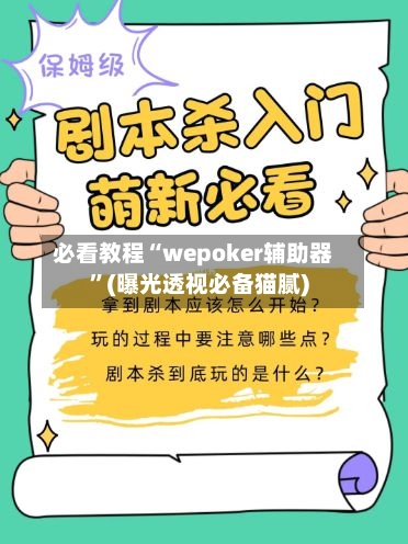 必看教程“wepoker辅助器”(曝光透视必备猫腻)