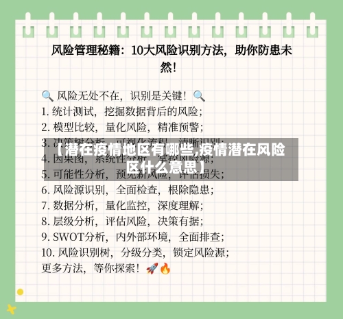 【潜在疫情地区有哪些,疫情潜在风险区什么意思】