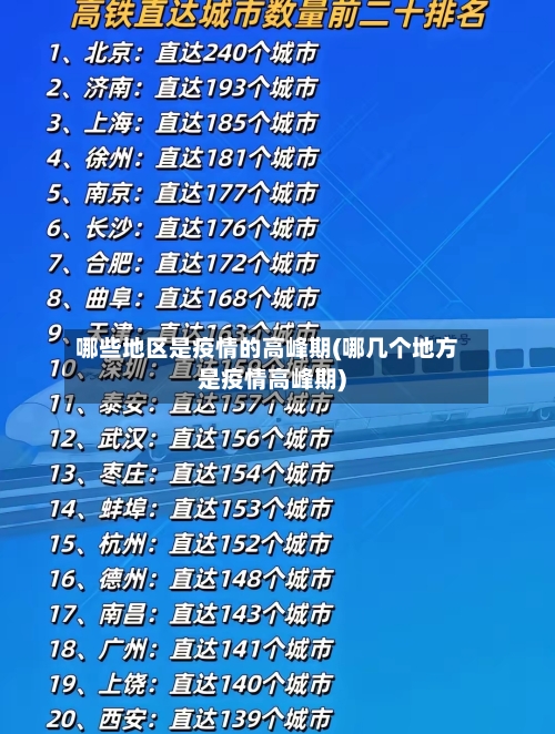 哪些地区是疫情的高峰期(哪几个地方是疫情高峰期)-第2张图片
