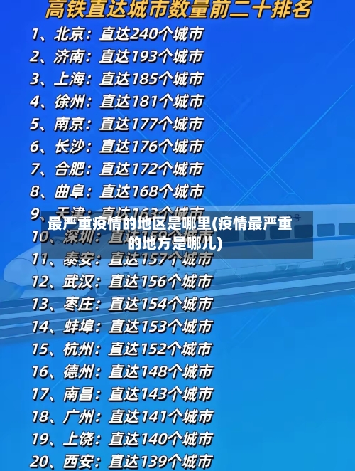 最严重疫情的地区是哪里(疫情最严重的地方是哪儿)-第2张图片
